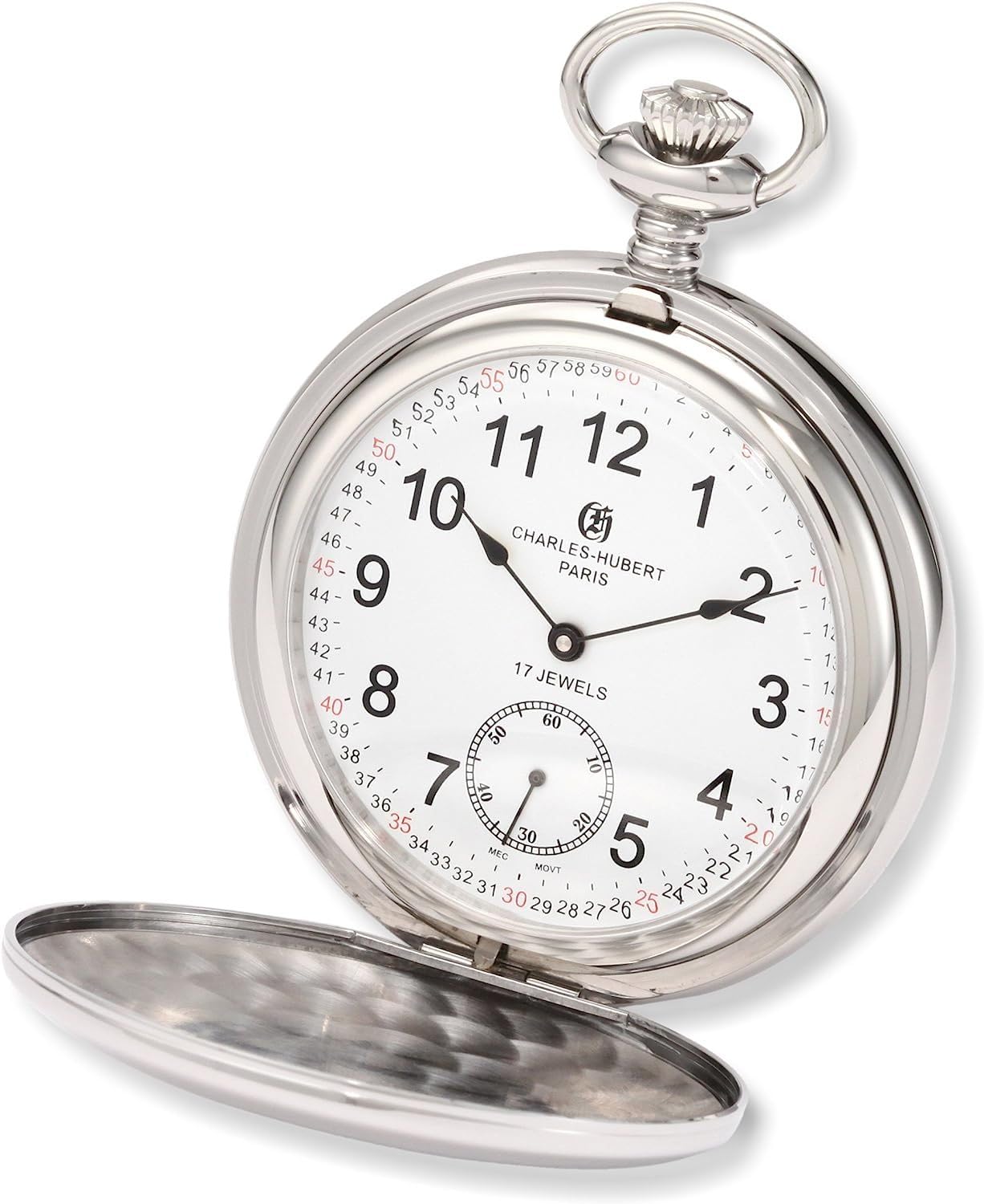 

Pocket Watch Mechanical Manual Winding Small Seconds [Charles Hubert] 3907-WRR Men s