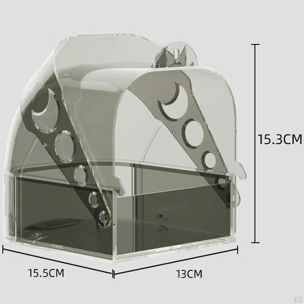 Bird Bath Box Bathtub Easy To Install Multifunction Parrot Bathing Tub for Small Birds