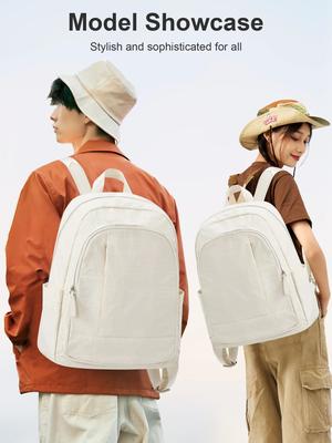 Large Capacity Junior High School Backpack, Waterproof Nylon Book Bag for College Laptop Backpack, Casual Backpack for Women Men