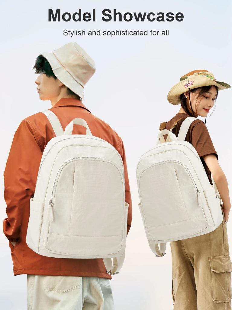 Large Capacity Junior High School Backpack, Waterproof Nylon Book Bag for College Laptop Backpack, Casual Backpack for Women Men