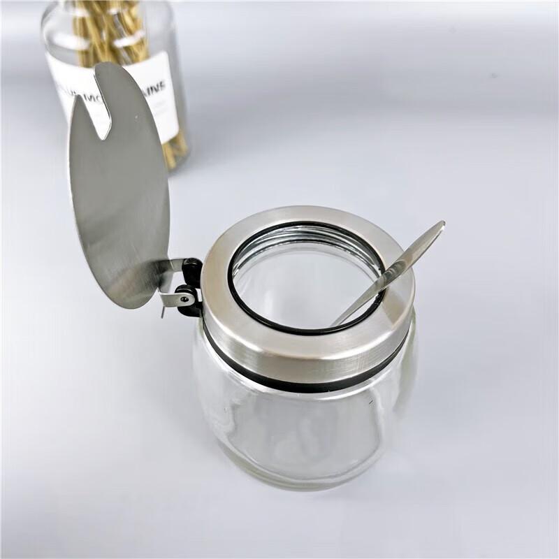 Stainless Steel Glass Seasoning Jar & Bottle Sets
