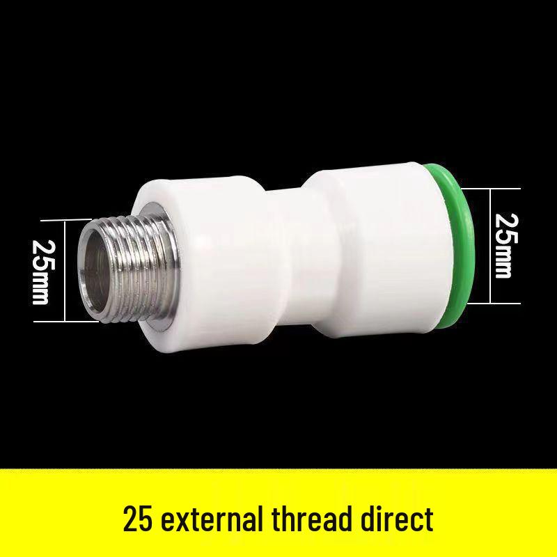 Quick Connect PPR Ball Valve PVC Elbow Tee, No Hot Melt, 4 Points/40 PE Water Pipe Fittings.