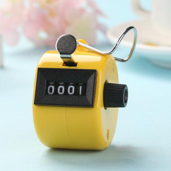 Manual Counter Mechanically Jump Quick Reaction Portable 4 Digit Number Mini Hand Held