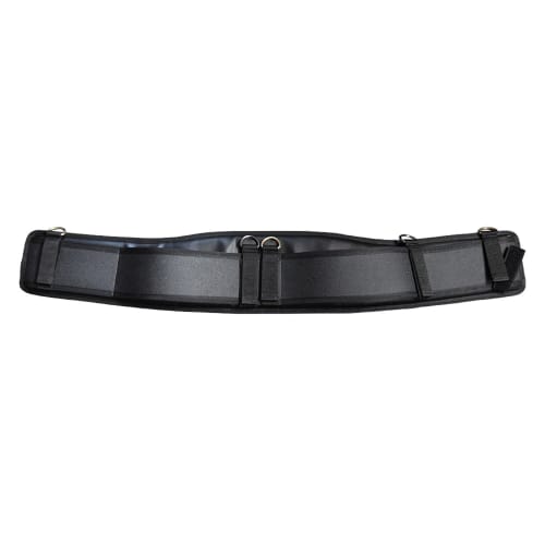 Fujiya Support Belt, Large, Black and Gold, Light PU Leather Series, ASB-02LBG