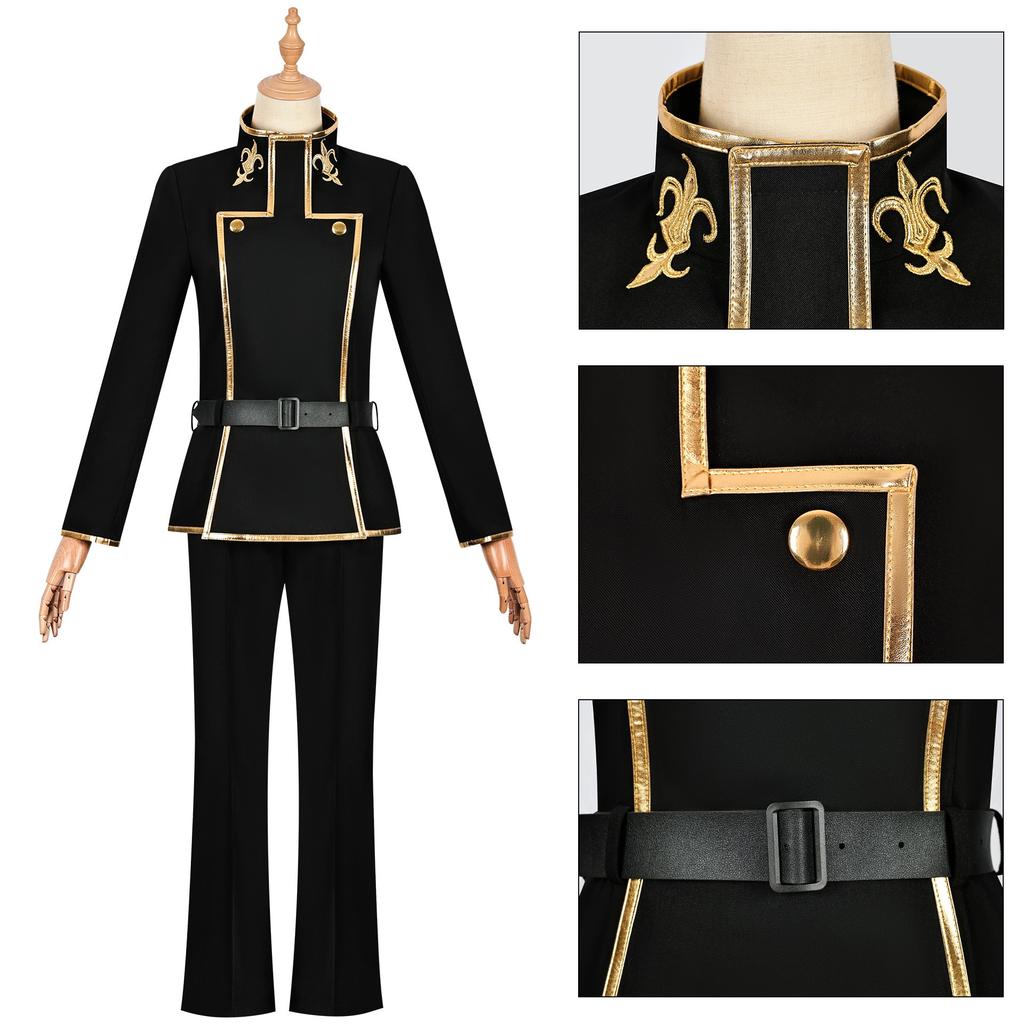 Halloween CODE GEASS Lelouch of the Rebellion Anime Lelouch Lamperouge Cosplay Costume Jacket Set Christmas Disguise Stage Wear