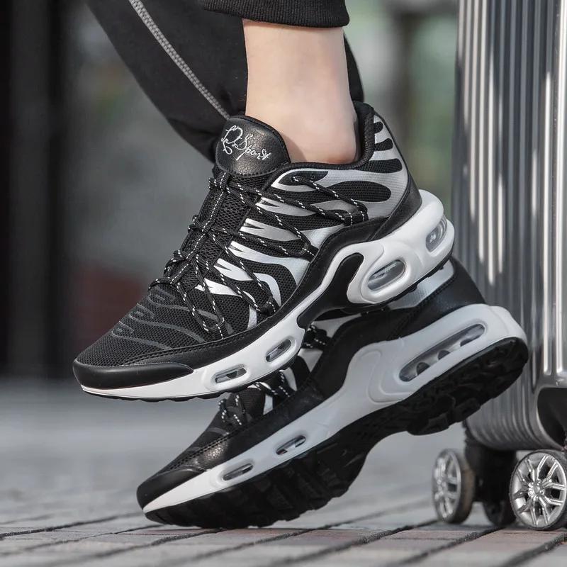 Men Marathon Air Cushion Running Shoes Comfortable Marathon Sports Athletic Sneakers Breathable Lightweight Women Training Shoes