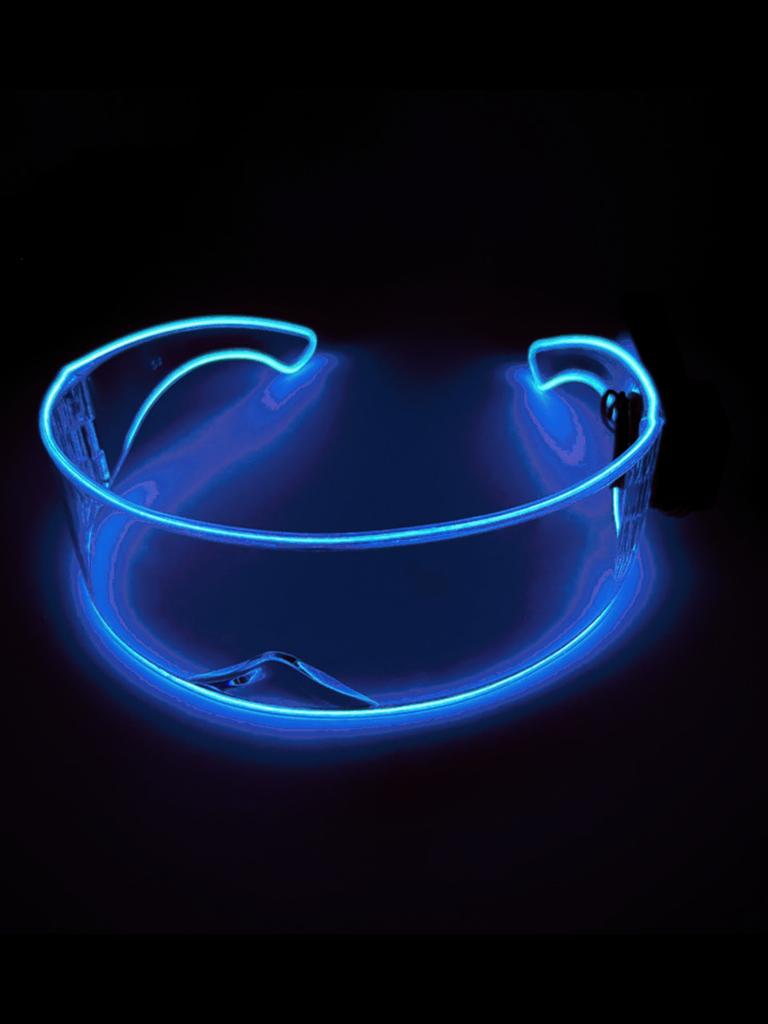 Coole Technologie leuchtende Brille LED Disco Tanzen leuchtend KTV Bar elektrische Silbe Atmosphäre Requisiten ohne Batterien.