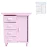 Dollhouse Cabinet Multiple Compartments Decoration Interesting Miniature Mini Drawer Model for