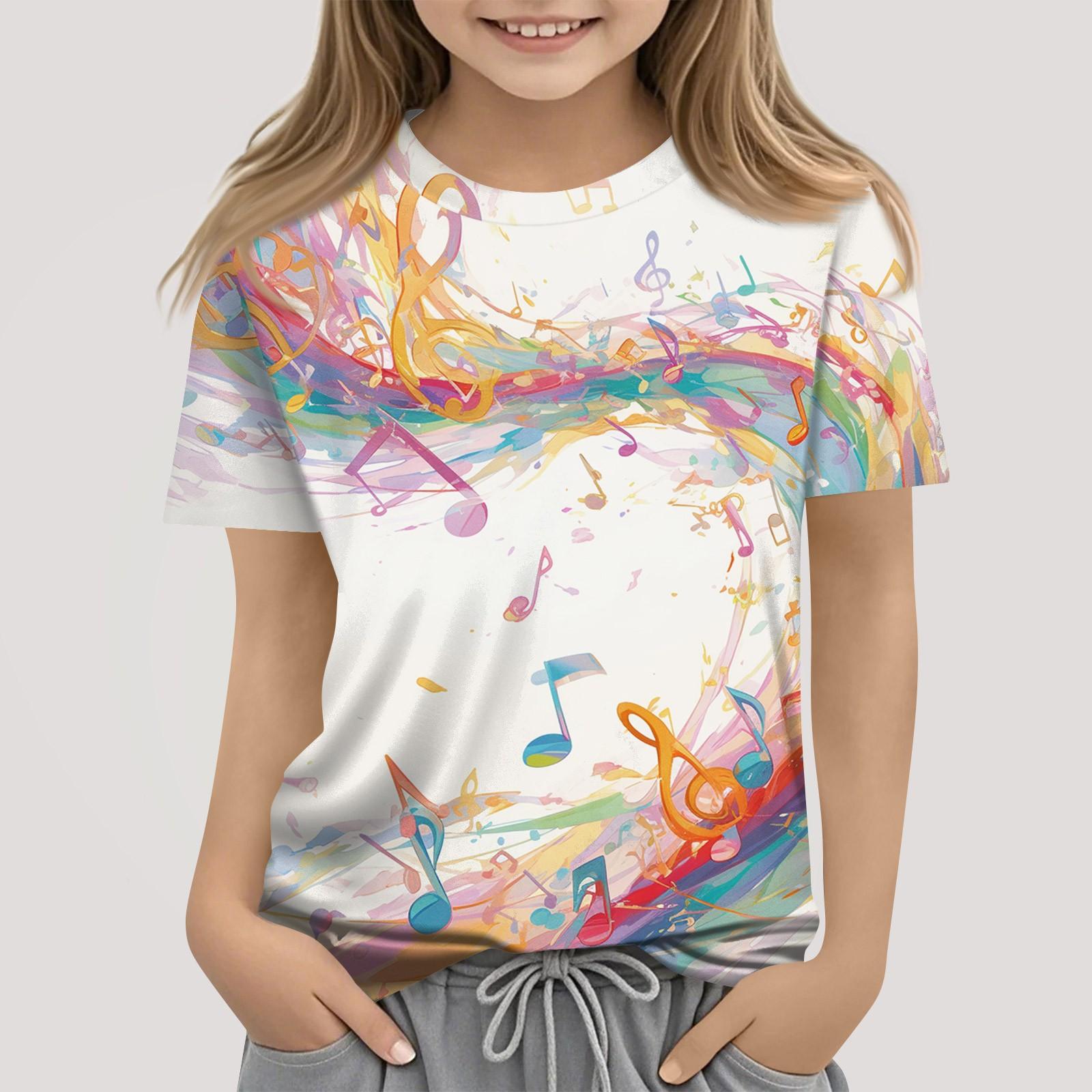 

Футболки для малышей, девочек и мальчиков, детские футболки с короткими рукавами и принтом для мальчиков и девочек 120 белый