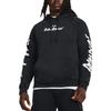 Under Armour Alphabet Logo Print Hooded Sweatshirt Men Tops Black 1379760-001