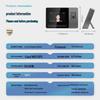 Deli Smart Cloud Attendance Machine with Dynamic Face and Fingerprint Recognition CN plug (adapter included)