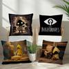 Game Little Horror Nightmares  Personalized Picture Text Home Decorative Pillows Household Gifts 45x45cm