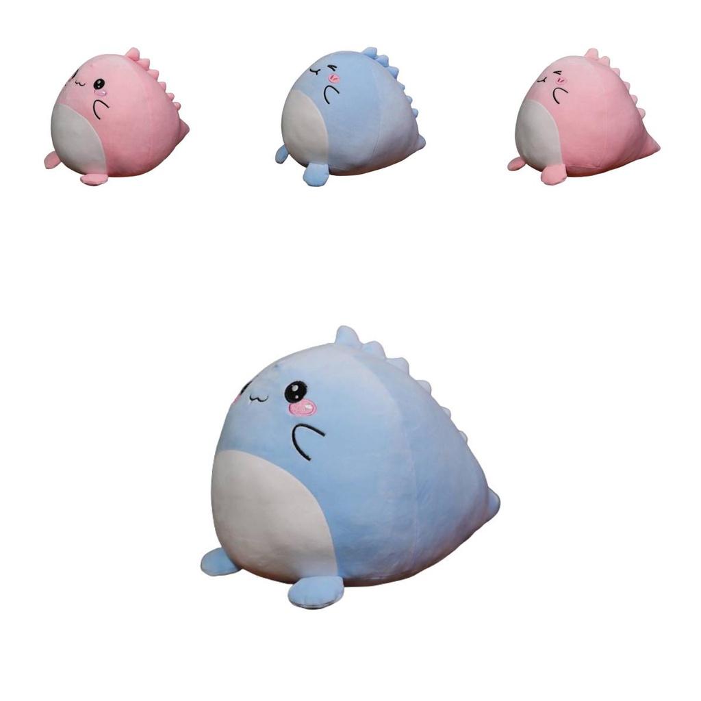 Squishmallow Dinosaur Plush Toy Super Soft Short Plush Blue/pink 20cm/7.87in