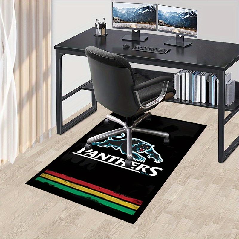 1pc Panthers,Sports Team,Mascot Office Carpet Soft Polyester Entrance Carpet Washable Non slip Machi