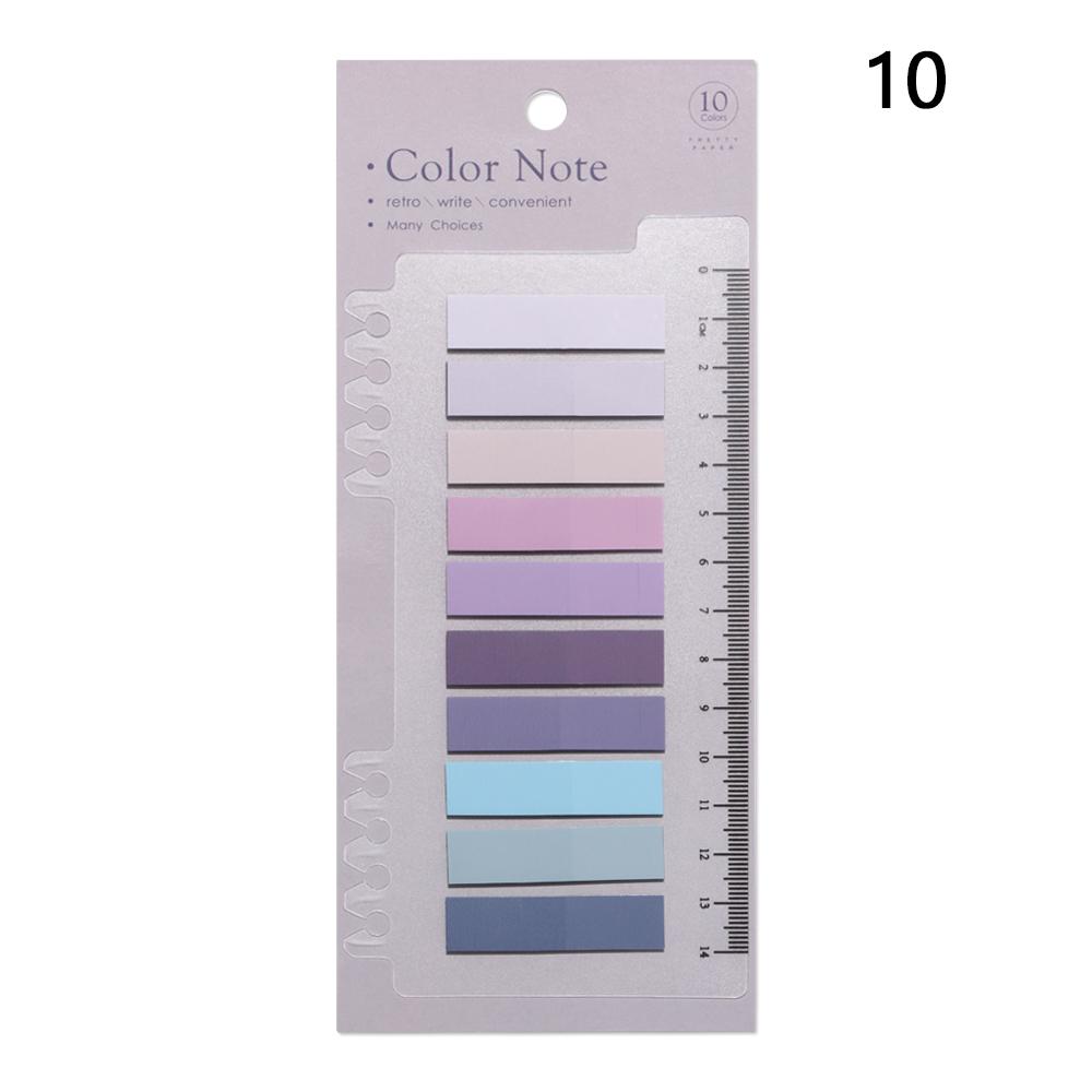 60/120/200pcs DIY Novelty Tab Strip Index Flags Bookmark Label Sticky Notes Loose-leaf Memo Pad Paster Sticker