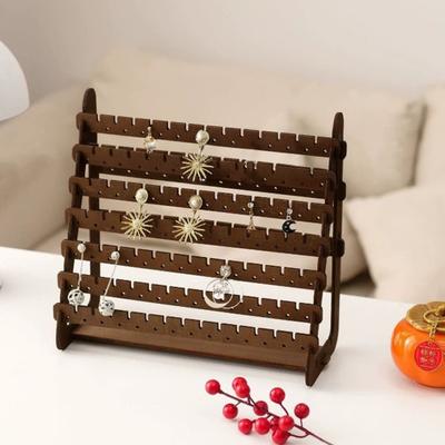 Earrings Holder Jewelry Storage Rack Large Capacity Multi-layer Design Stud Earrings Display Rack Jewelry Holder Organizer