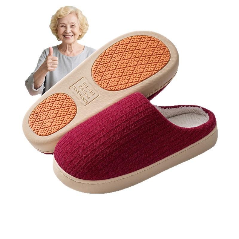 Cotton slippers non-slip cotton slippers men and women's new winter warm home indoor and outdoor couple cotton slippers