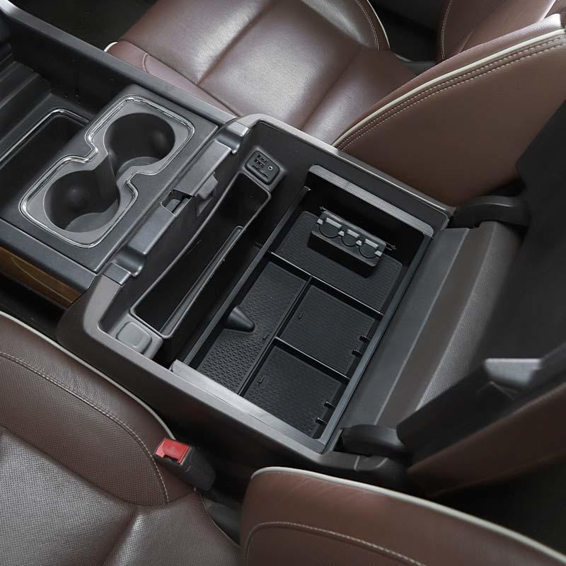 Armrest Box Storage Box Storage Box Organizer Container For  Chevy Silverado /GMC/SIERRA 2012-2018 Stowing Tidying Accessories