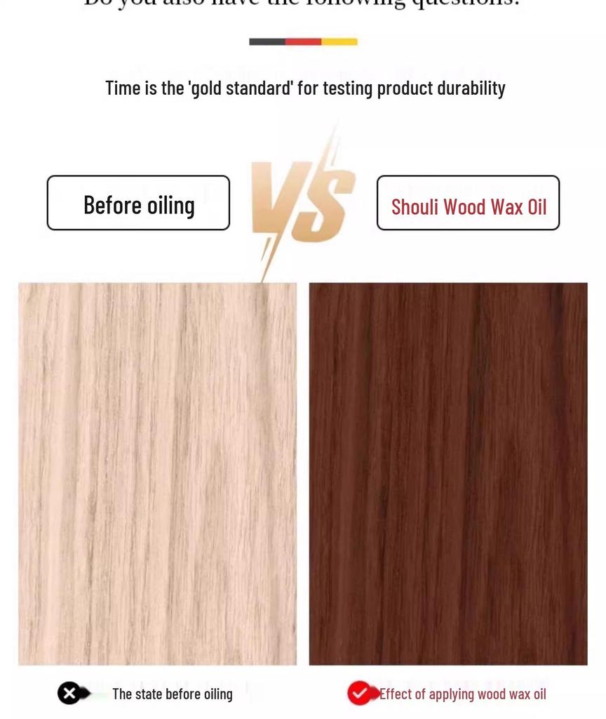 Wood Wax Oil: Transparent Anti-Mold Beeswax for Solid Wood Furniture Polishing and Maintenance
