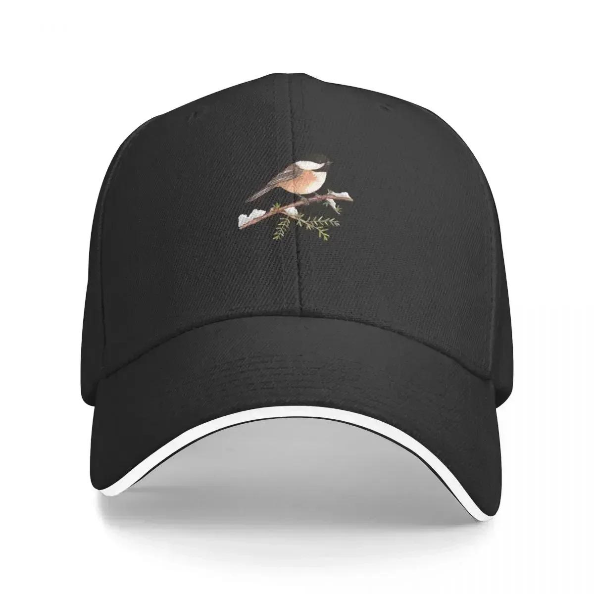 Black Capped Chickadee Ornithology Design Baseball Cap Visor Vintage Thermal Visor New In Hat Women Beach Fashion Unisexs