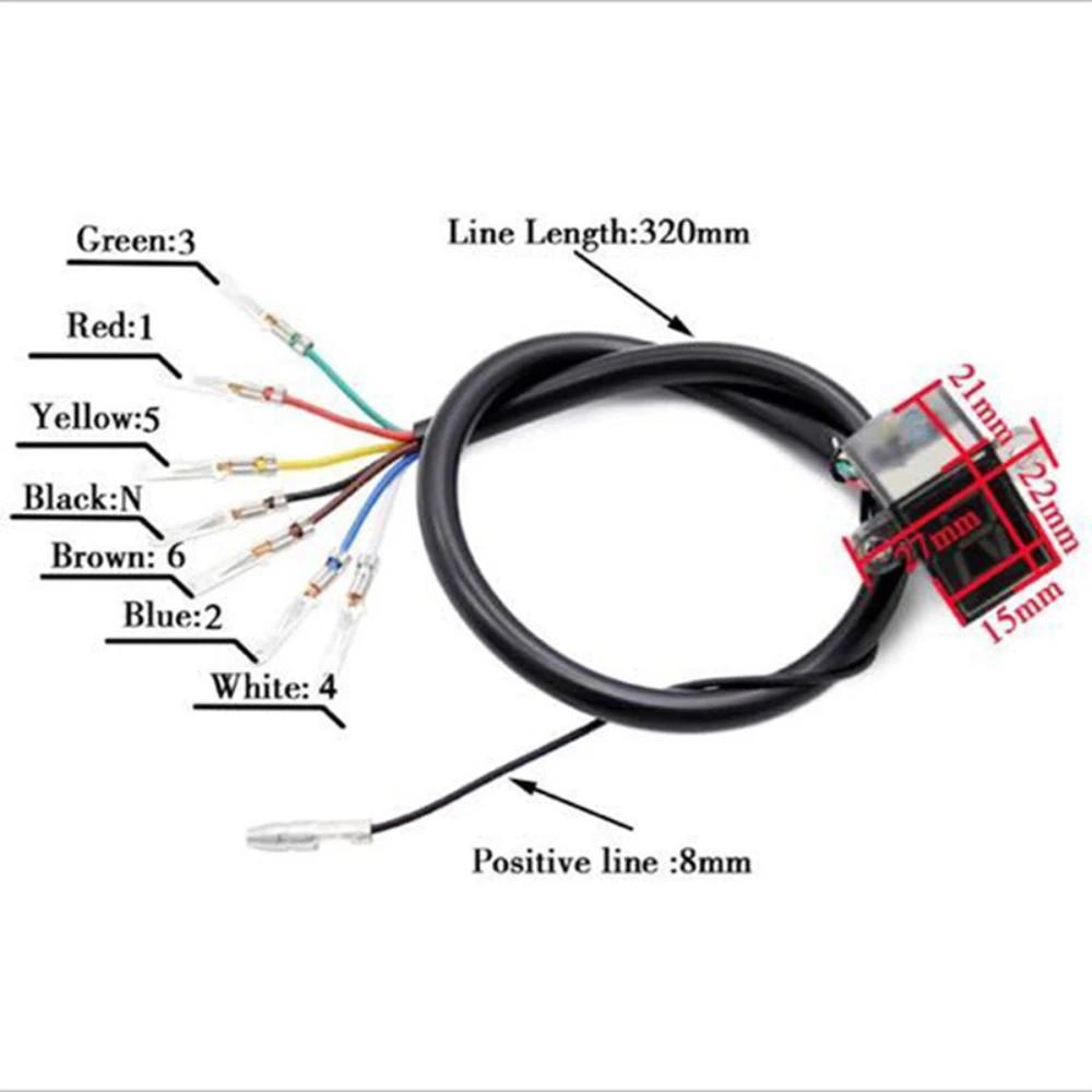 Universal Motorcycle Speedometer - Waterproof 5-6 Gear Indicator with Red LED Display & Shift Sensor for Tricycles