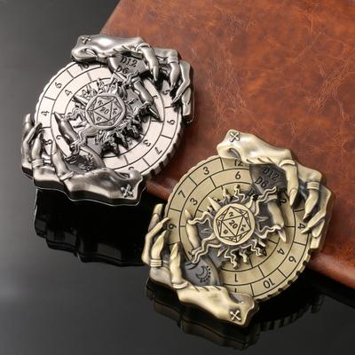 Yousheng DND Dice Spinner Shadow Claws Roulette Alloy Spinner Dragon Metallic RPG Dice Roulette dla Dungeons And Dragon Game Table Game Gifts