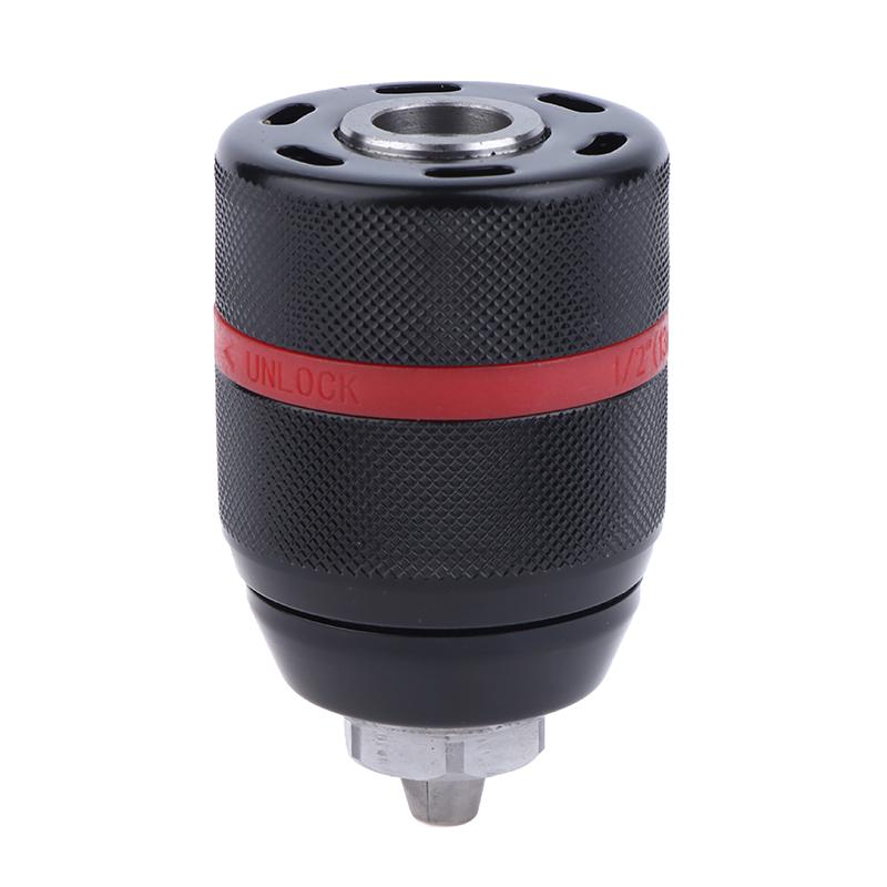 2025  Keyless Metal Drill Chuck,With Lock 13Mm Ratchet Self-Locking Chuck 1/2-20Unf Thread For Drill Bit Screwdiver&Sockets