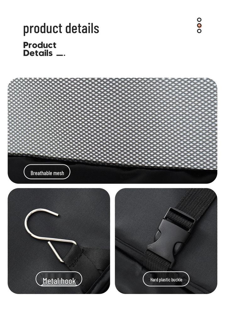 Foldable Hanging Travel Clothes Storage Bag - Large Capacity for Students