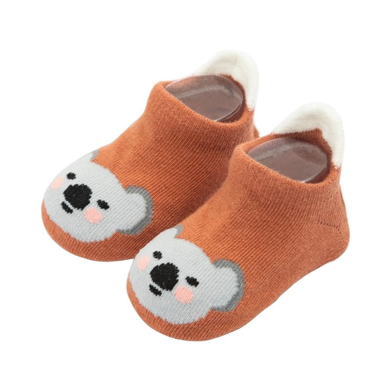 AntiSlip Cartoon Floor Socks for Toddlers Boy Unisex Prewalker Shoes Rubber Soles Ankle Socks Infant Shoes for Indoor S