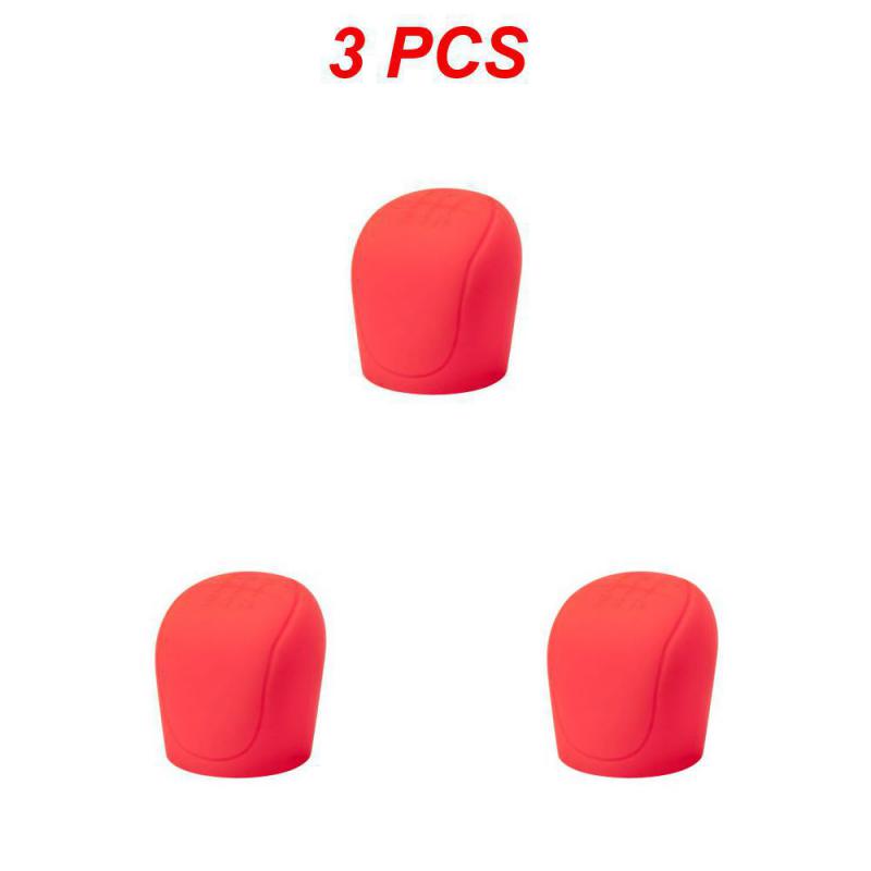 2/3PCS Brake Handle Cover Premium Portable Knob Cover Silicone Car Gear Head Cover Knob