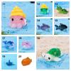 DIY Cartoon Fish Statue Resin Mini Sealife Models Gift Miniature Marine Animal Figurines