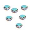 20Pcs Ferrite Putty Stones Decompression Small Size Satisfying Magnet Rock for Office Classroom