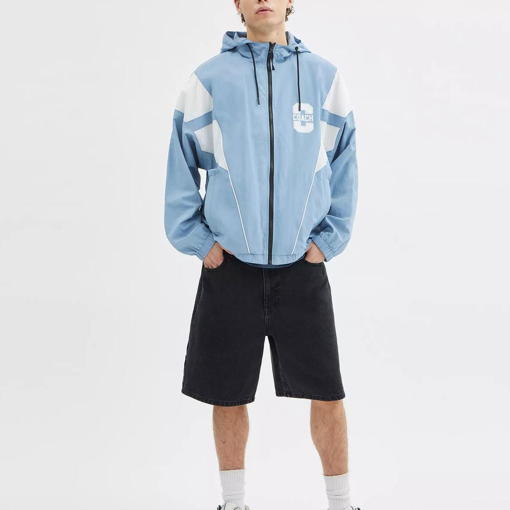 COACH SS25 Jackets & Coats Men's Blue White CY417-XR1