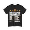Mechaniker T-Shirt, Mechaniker Stundenlohn Kfz-Mechaniker Reparateur Vintage T-Shirt