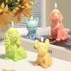 3D Cat Dog Candle Silicone Mold Multiple Cute Animals Shape Aromatherapy Soap Resin Molds Cake Decor Candy Chocolate Baking Tool
