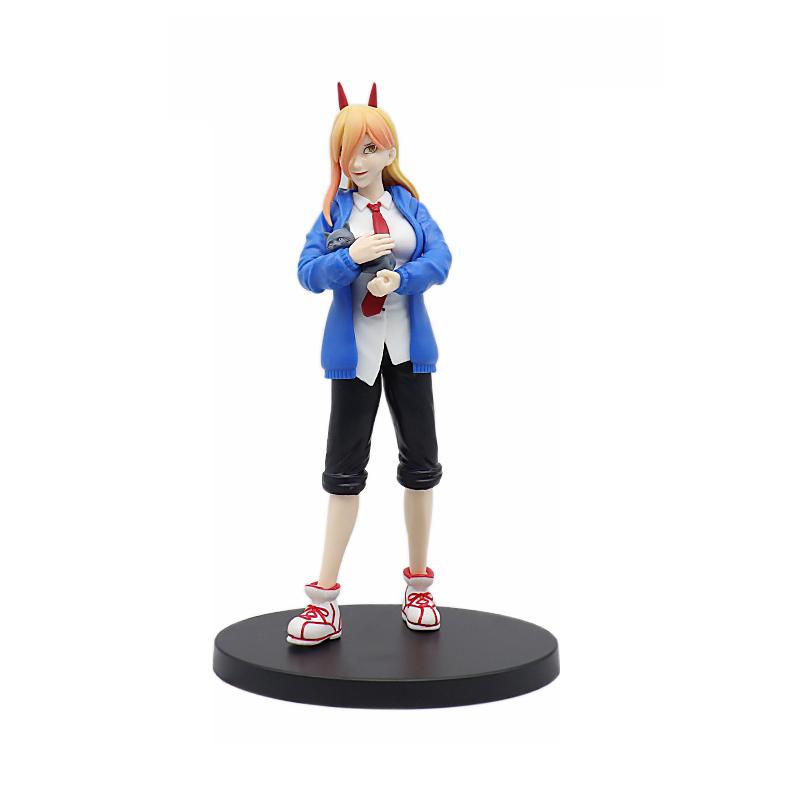 Kettensägenmann Denji Anime Figur Denji/Power Action Figur Kettensägenmann Denji Figur Sammlermodell für Erwachsene Puppe Spielzeug