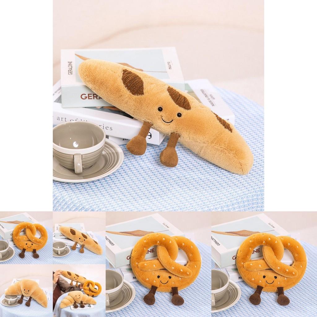 Soft And Adorable Nordic Style Bread Head Plush Toy For Children Gift 33cm