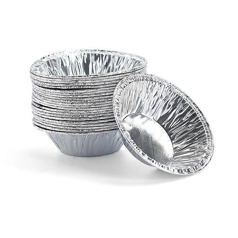 250 Pcs Disposable Egg Tart Holder Mold Aluminum Foil Cake Cookie Kitchen Baking Tool