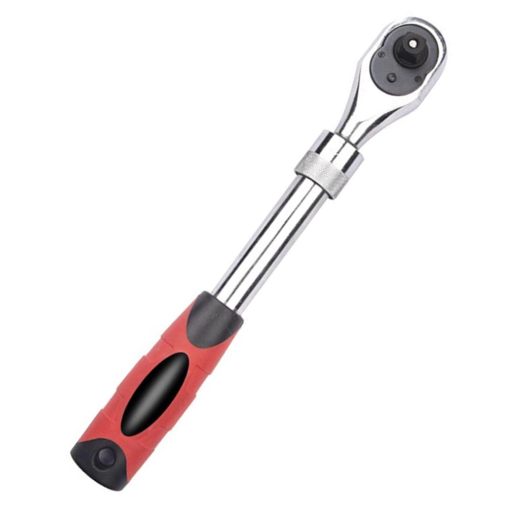 ideamall Ratchet Swivel Compact Tool inch Handle, Telescopic, Head, Wrench, 1/4