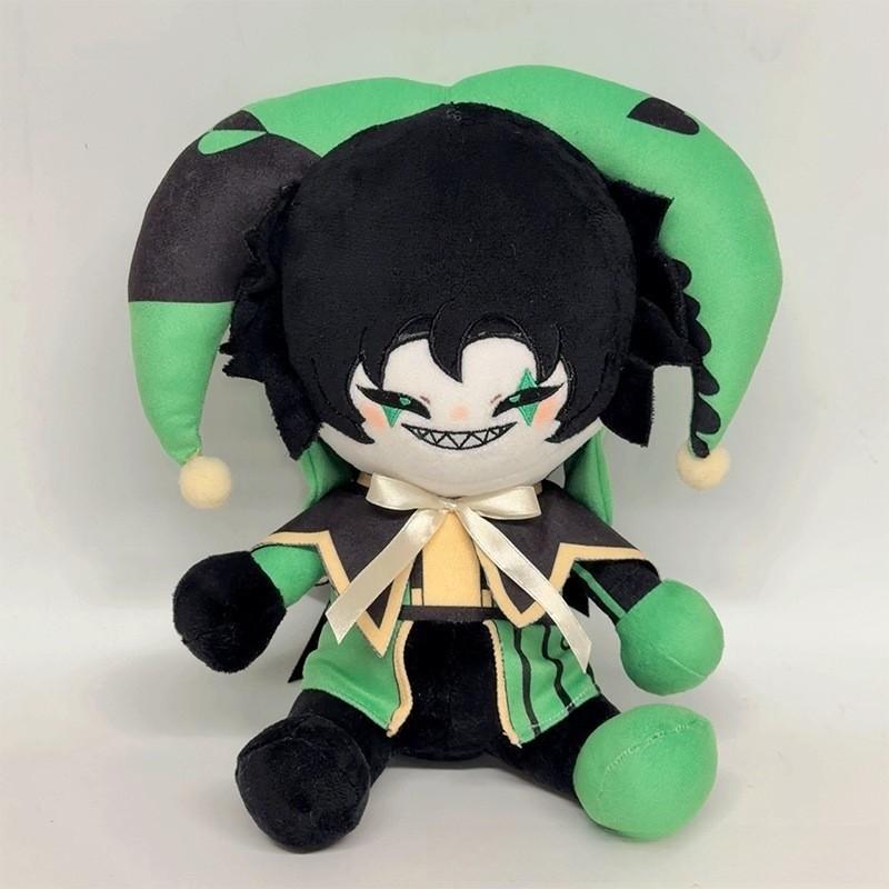 Pierrothe Harlequin Plush Doll With Short Velvet Fabric For Collectors And Kids