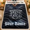 Flannel BlanketRammstein Custom Name Text Personalized Soft Warm Throw Blanket Home Decor Gift