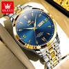 OLEVS Men's Watches Luxury Fashion Original Automatic Mechanical Wristwatch for Man Waterproof Stainless Steel Luminous Date New