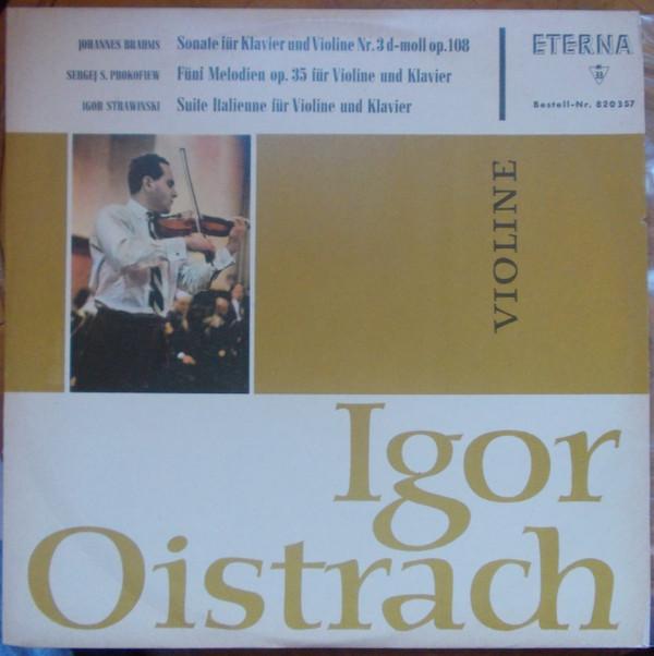 

LP Record IGOR OISTRACH Violine 820357 ETERNA 1964 Germany Classical Used