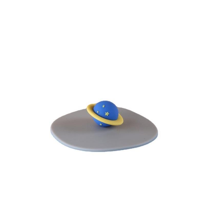 Universal Sandblasted Thickened Silicone Cup Lid - Dust-proof Design - Cute Star-shaped Food-grade Cup Lid