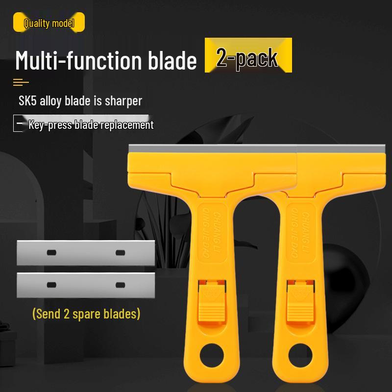 Multi-Purpose Cleaning & Scraping Tool for Adhesive Removal and Caulk, Wall, and Floor Cleaning.