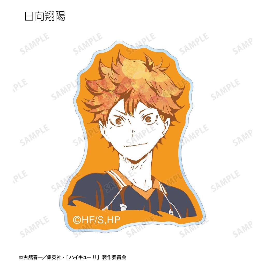 Armabianca Haikyu Trading Ani Art 1st Acrylic Stickers ver.A Size: Approx. 38 X 34 Mm Thickness: 1 Mm Box of 9
