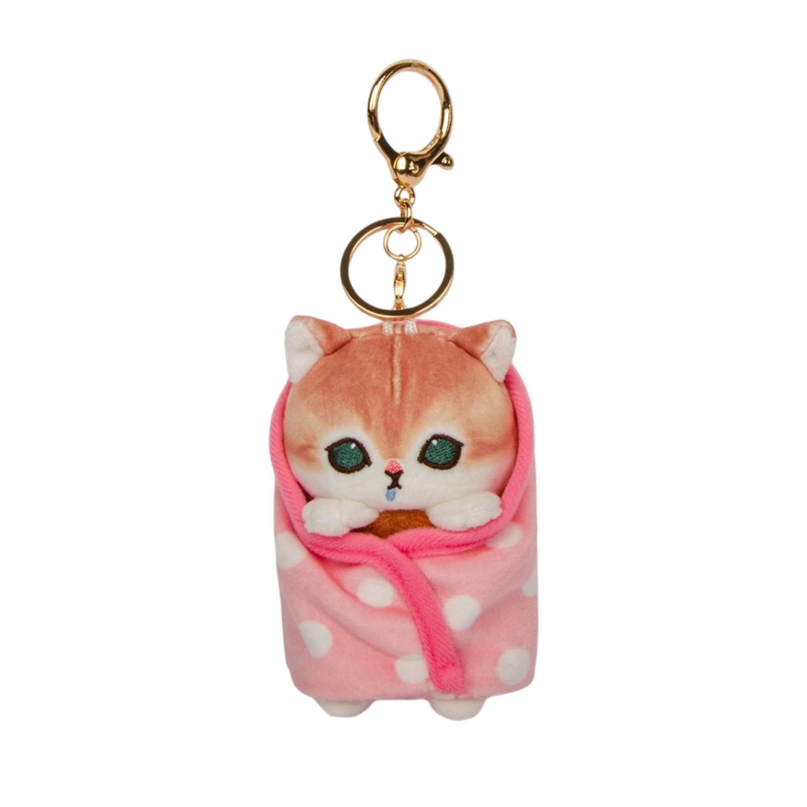 

Fumao Pendant, Cat Blanket, Plush Doll, Schoolbag, Doll Bag, Hanging Accessory One Size рожевий