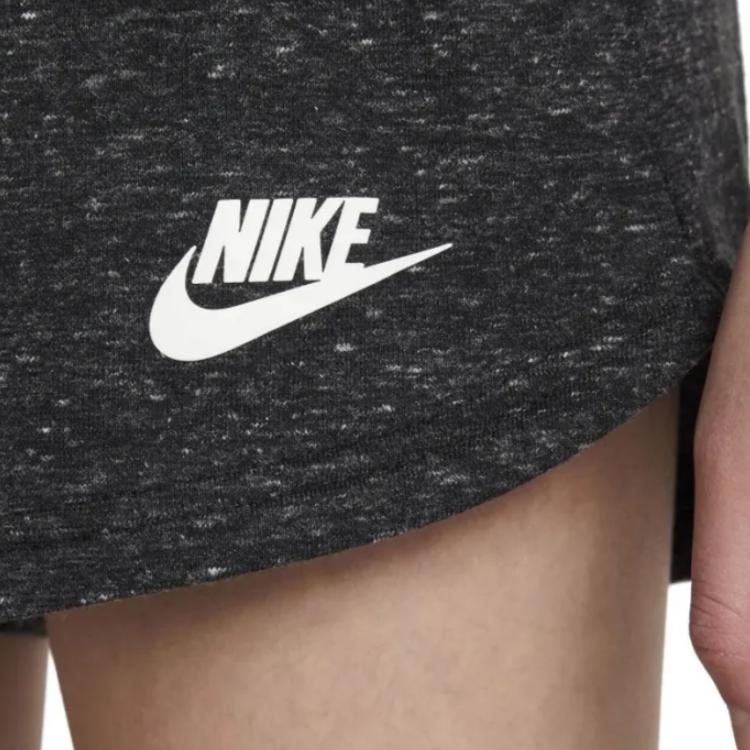 Nike Sportswear Logo Print Loose Knit Kids Shorts Kids shorts Black DA1388-032