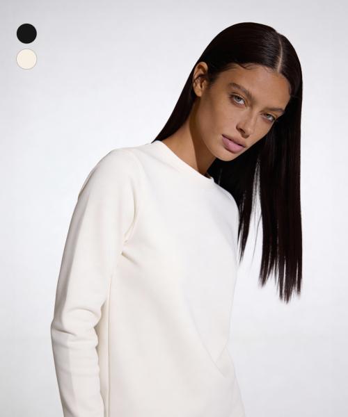 Sperry Women S Basic Long Sleeve 2 Colors [Sprr_0002] Ivory/Ivory