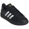 Adidas  Grand Court 2.0 Black White Women Sneakers Core-Black Cloud-White Gold-Metallic JH7243